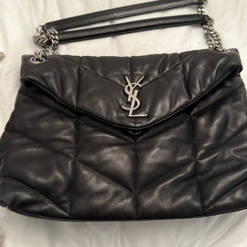 Medium Loulou Saint Laurent Puffer Bag Quilted Lambskin